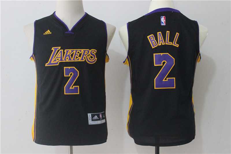 Youth Los Angeles Lakers #2 Lonzo Ball Black Swingman Jersey,We sell and wholesale Youth Los Angeles Lakers #2 Lonzo Ball Black Swingman Jersey on line form chian!